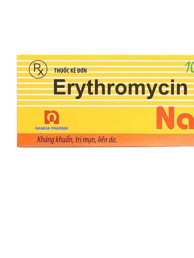   Review thuốc trị mụn Erythromycin và nghệ có hiệu quả không?