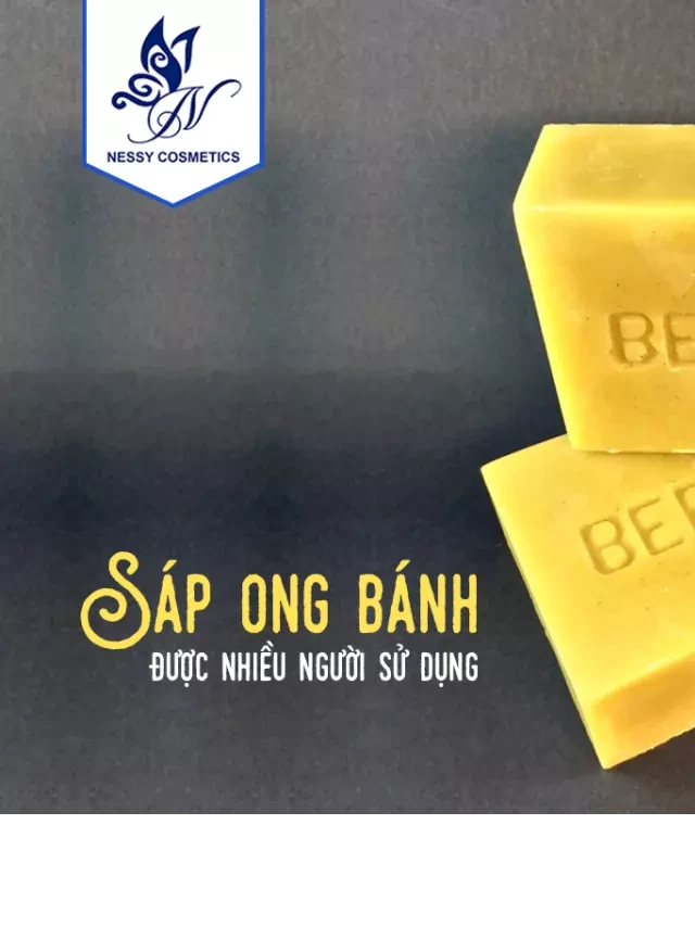   Sáp ong bánh Beeswax - Nguyên Liệu Mỹ Phẩm Chất Lượng