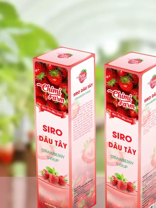   Siro Dâu Tây Mộc Châu - Thức Uống Tuyệt Vời Cho Mùa Hè