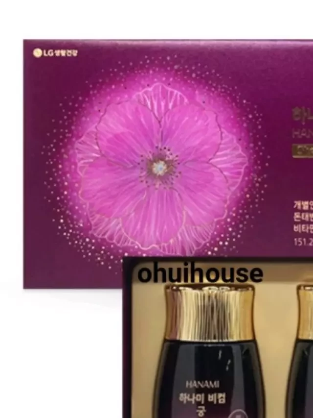   Viên Uống Chống Lão Hoá Và Cân Bằng Nội Tiết Tố LG HANAMI BCOM GUNG THE BLOSSOM - Chìa Khóa Cho Vẻ Đẹp Tự Tin