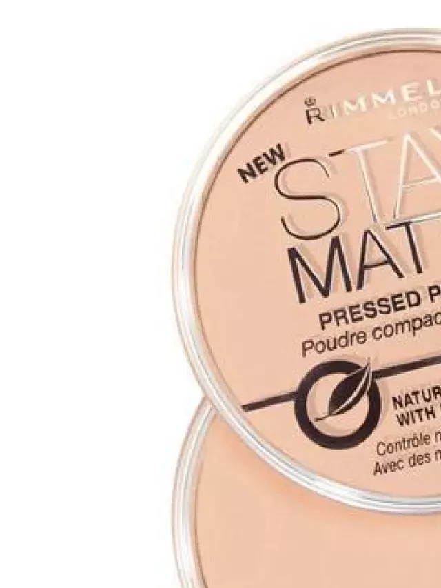   Review phấn phủ bình dân giá rẻ Rimmel Stay Matte Powder màu transparent