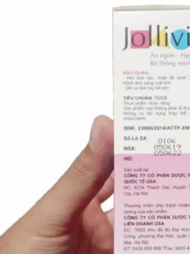   Siro JOLLIVIT Hộp 20 Ống