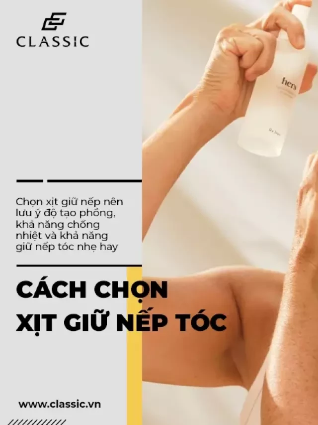   Xịt giữ nếp tóc nữ: Tạo kiểu hoàn hảo suốt cả ngày