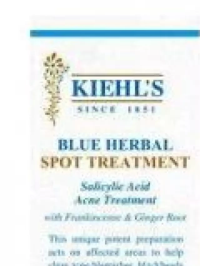   Review: Kem trị mụn Kiehl’s Blue Herbal Spot Treatment - Hiệu quả và giá thành!