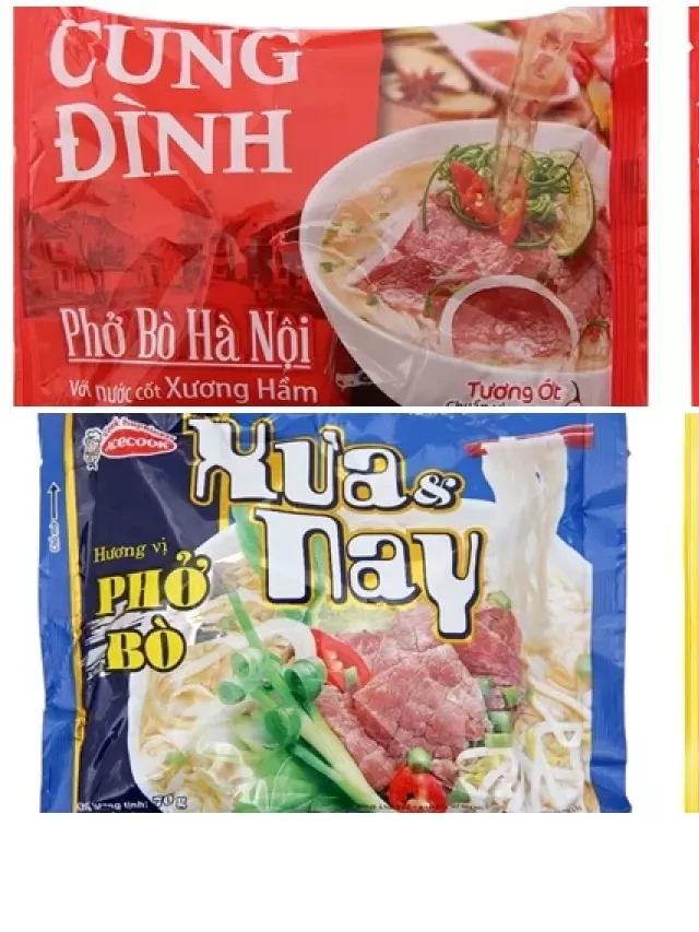   Phở gói: Biết bao nhiêu calo? Ăn phở gói có gây béo không?