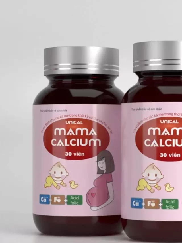   Unical Mama Calcium: Bổ sung calci, sắt, acid folic cho phụ nữ mang thai và cho con bú