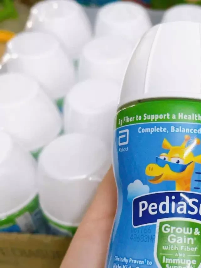   Thùng sữa Pediasure with Fiber dạng nước hương vani của Mỹ (237ml x 24 chai)