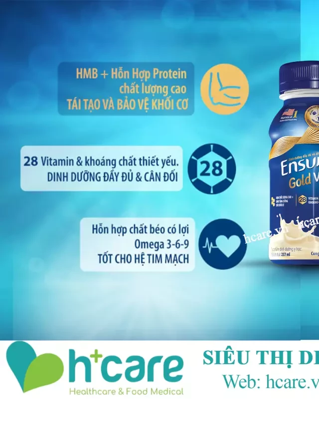   Sữa Ensure Gold Vigor 237ml: Tăng cường sức khỏe toàn diện