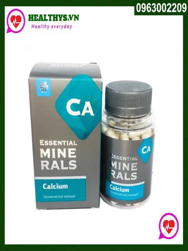   Canxi hữu cơ Essential Minerals Calcium Siberian Health của Nga