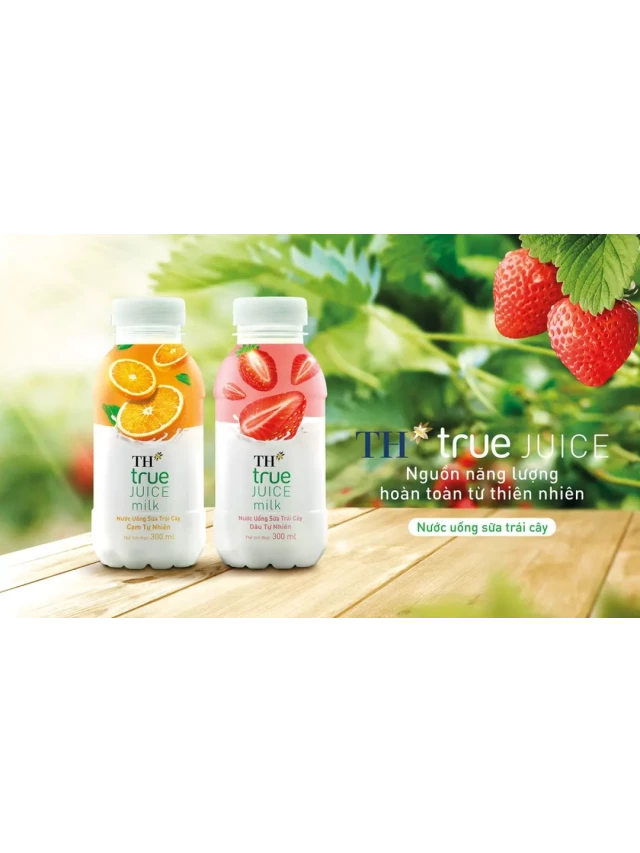   Nước uống sữa trái cây TH true JUICE milk: Năng lượng cho mọi hoạt động