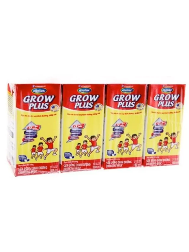   Sữa tươi GROW PLUS Vinamilk: Lựa chọn tin cậy cho sự phát triển của trẻ