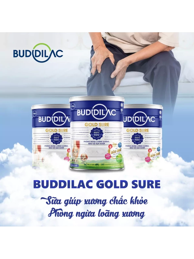   Sản phẩm sữa tốt cho xương khớp - Buddilac Gold Sure