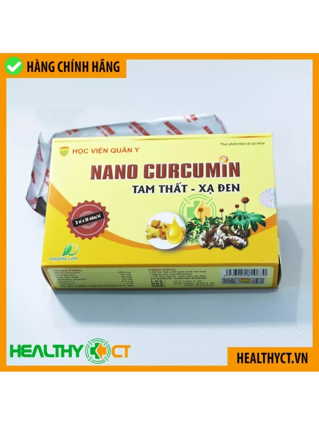   Nano Curcumin Tam Thất Xạ Đen Học Viện Quân Y: Phương pháp tự nhiên giảm đau dạ dày